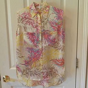 Cabi sleeveless silk blouse - nwot